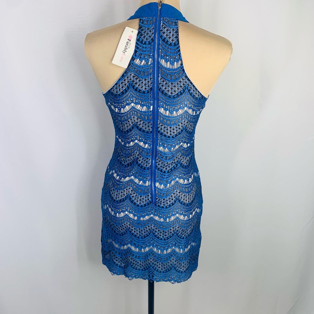 Blue Racerback Dress - Picture 3 of 4